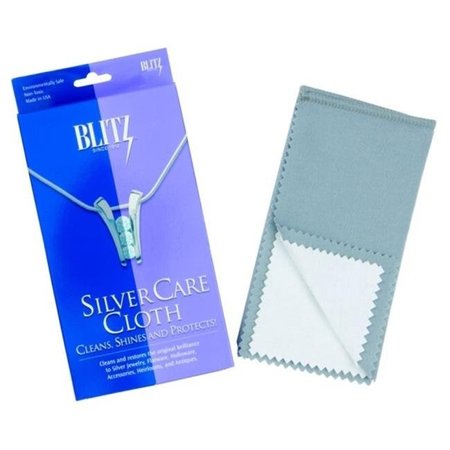 BLITZ Blitz 9618 12" x 15" Silver Polishing Cleaning Care Cloth 9618